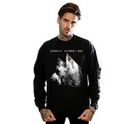 Absolute Cult Genesis Men's Seconds Out One Tone Sweatshirt Black XX-Large