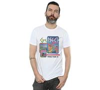 Absolute Cult Genesis Men's World Tour 78 T-Shirt White Small