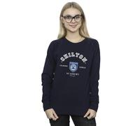 Absolute Cult Gilmore Girls Women's Chilton Collegiate Sweatshirt Navy Blue Small