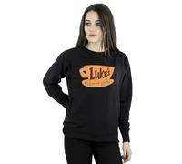 Absolute Cult Gilmore Girls Women's Luke's Logo Sweatshirt Black Large
