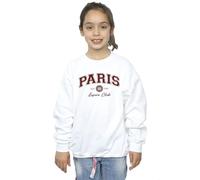 Absolute Cult Girls Paris Leisure Club Sweatshirt White 12-13 Years