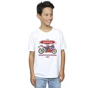 Absolute Cult Honda Boys Motorbike HRC T-Shirt White 3-4 Years