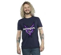 Absolute Cult Honda Men's Purple Electrifying T-Shirt Navy Blue Medium