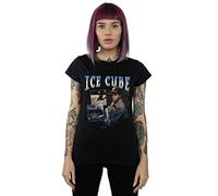 Absolute Cult Ice Cube Women's Blues Photo T-Shirt Black Small