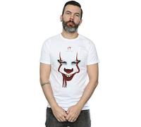 Absolute Cult It Chapter 2 Men's Pennywise Poster Stare T-Shirt White X-Large