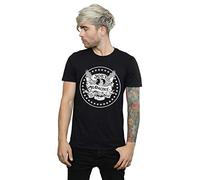 Absolute Cult Joey Ramone Men's Anniversary Crest T-Shirt Black X-Large
