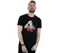 Absolute Cult Justin Bieber Men's Red Logo T-Shirt Black XXXX-Large
