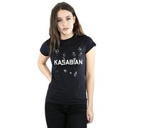 Absolute Cult Kasabian Women's Groupie Photo T-Shirt Medium Black