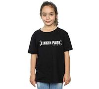 Absolute Cult Linkin Park Girls Bracket Logo T-Shirt Black 9-11 Years