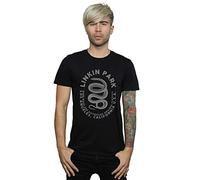 Absolute Cult Linkin Park Men's Snake Text T-Shirt Black Large