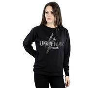 Absolute Cult Linkin Park Women's Prism Smoke Sweatshirt Black XX-Large
