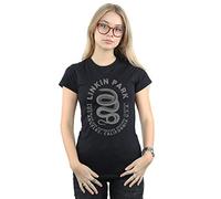Absolute Cult Linkin Park Women's Snake Text T-Shirt Black Medium