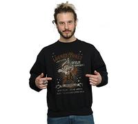 Absolute Cult Looney Tunes Men's Wile E Coyote Guitar Sweatshirt Black Large