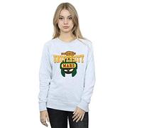 Absolute Cult Looney Tunes Women's Northern University Of Mars Sweatshirt Sport Grey X-Large