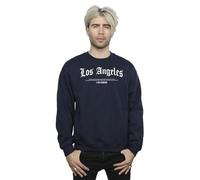 Absolute Cult Los Angeles Men's California Text Sweatshirt Navy Blue XXX-Large