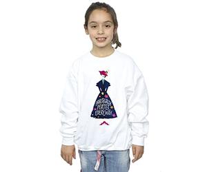 Absolute Cult Mary Poppins Girls Practically Perfect Standing Sweatshirt