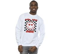 Absolute Cult Men's More Love Dude Sweatshirt White X-Large