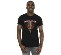 Absolute Cult Motley Crue Men's Cross Music T-Shirt Black XXX-Large