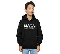 Absolute Cult NASA Boys Aeronautics And Space Hoodie Black 9-11 Years