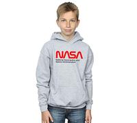 Absolute Cult NASA Boys Aeronautics And Space Hoodie Sport Grey 9-11 Years