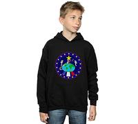 Absolute Cult NASA Boys Classic Globe Astronauts Hoodie Black 12-13 years