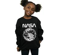 Absolute Cult NASA Girls Planet Earth Sweatshirt Black 12-13 Years
