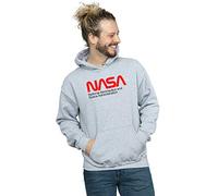 Absolute Cult NASA Men's Aeronautics And Space Hoodie Sport Grey Small