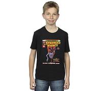 Absolute Cult Netflix Boys Stranger Things Comic Cover T-Shirt Black 7-8 Years