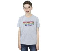Absolute Cult Netflix Boys Stranger Things Rainbow Dot Logo T-Shirt Sport Grey 12-13 Years