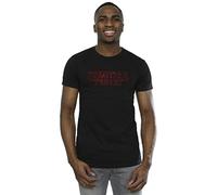 Absolute Cult Netflix Men's Stranger Things Glow Logo T-Shirt Black XXXXX-Large