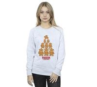 Absolute Cult Netflix Women's Stranger Things Gingerbread Sweatshirt Sport Grey X-Large