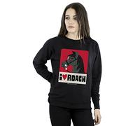 Absolute Cult Netflix Women's The Witcher I Heart Roach Sweatshirt Black Medium