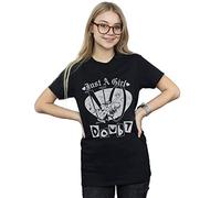 Absolute Cult No Doubt Women's Jump Girl Boyfriend Fit T-Shirt Black Small