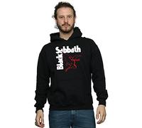 Absolute Cult Official Licensed Black Sabbath Creature Logo Men's Hoodie - Iconic logo, soft fleece interior, comfortable regular fit, UK - Machine Washable - Officially Licensed