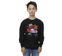 Absolute Cult Outer Boys Space Astronaut Sweatshirt Black 5-6 Years