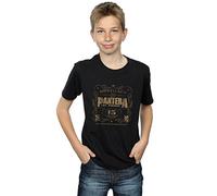Absolute Cult Pantera Boys 101 Proof Live T-Shirt Black 12-13 Years