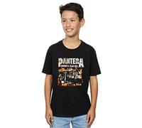 Absolute Cult Pantera Boys Cowboy from Hell T-Shirt Black 7-8 Years