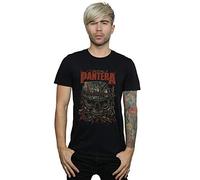 Absolute Cult Pantera Men's Revolution Skull T-Shirt Black Large