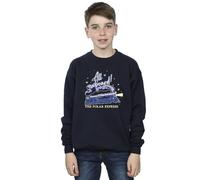Absolute Cult Polar Express Boys All Aboard Sweatshirt Navy Blue 7-8 Years