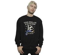 Absolute Cult Polar Express Men's All Aboard Sweatshirt Black X-Large