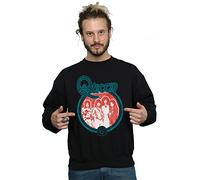 Absolute Cult Queen Men's Vintage Band Photo Sweatshirt Black Medium