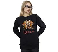 Absolute Cult Queen Women's Crest Logo Sweatshirt Black Large