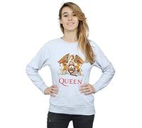 Absolute Cult Queen Women's Crest Logo Sweatshirt Sport Grey Medium