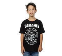 Absolute Cult Ramones Boys Presidential Seal T-Shirt 3-4 Years Black