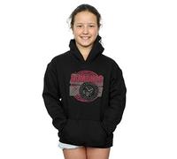 Absolute Cult Ramones Girls Punk Patch Hoodie Black 12-13 years