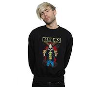 Absolute Cult Ramones Men's Gabba Gabba Hey Pinhead Sweatshirt Black X-Large