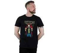 Absolute Cult Ramones Men's Gabba Gabba Hey Pinhead T-Shirt Black XXXXX-Large