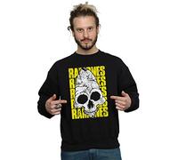 Absolute Cult Ramones Men's Pinhead Distressed Sweatshirt Black XX-Large