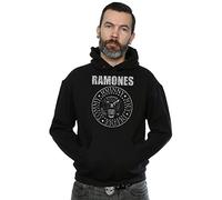 Absolute Cult Ramones Men's Presidential Seal Hoodie Medium Black
