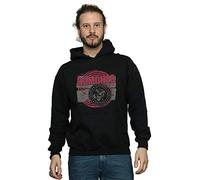 Absolute Cult Ramones Men's Punk Patch Hoodie Black X-Large